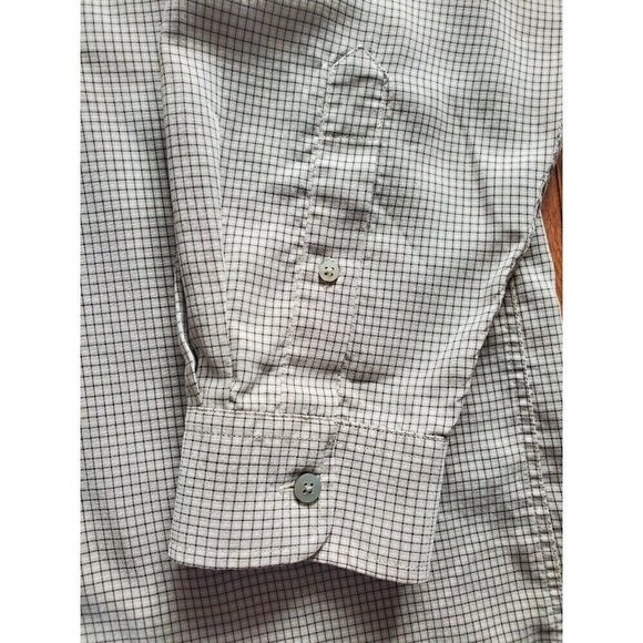 Brandini Le Collezioni button up long sleeve Mens Sz Large browns suede-like - Picture 2 of 11